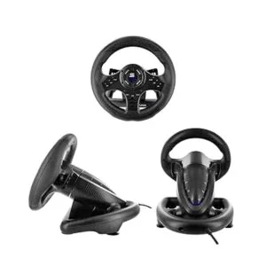 Superdrive SV450 racing steering wheel with Pedals and_4