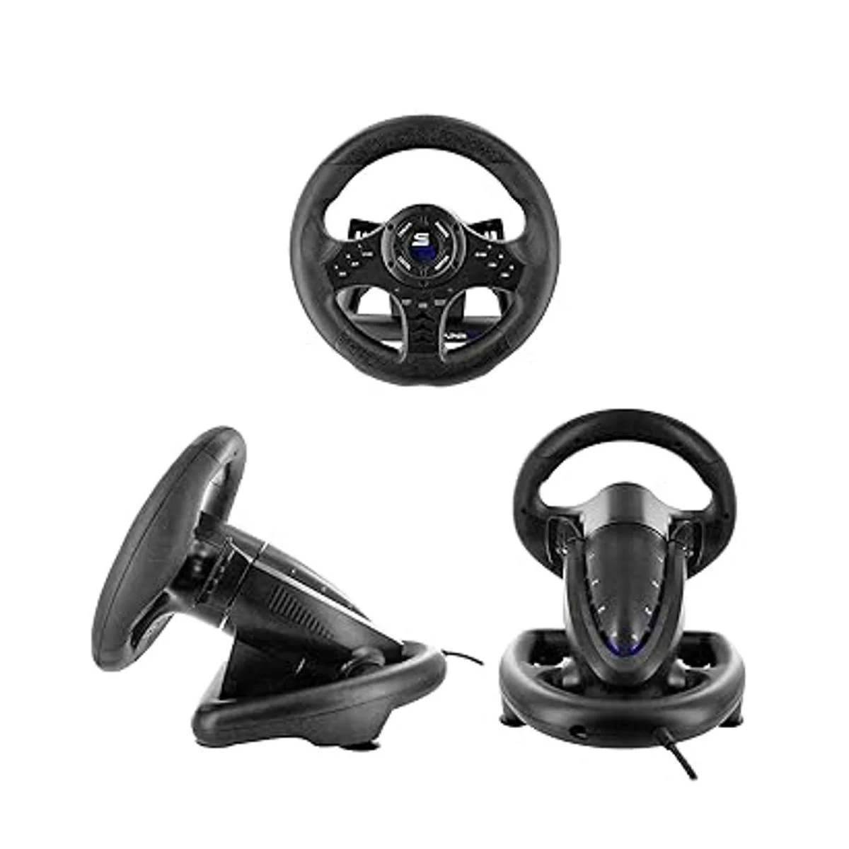 Superdrive SV450 racing steering wheel with Pedals and_4