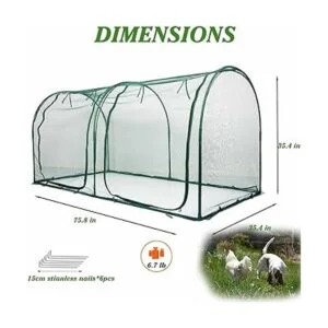 Gallinero portátil para gallinero aves de corral red de_2