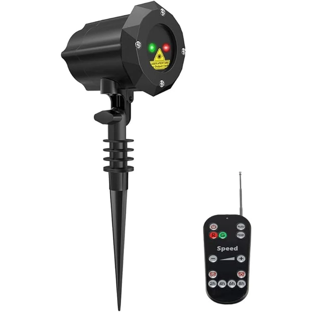 Poeland Luces de jardín con láser en movimiento luces de_1