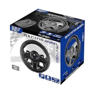 Superdrive SV450 racing steering wheel with Pedals and_5