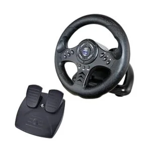 Superdrive SV450 racing steering wheel with Pedals and_7