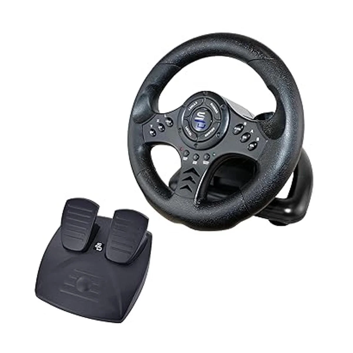Superdrive SV450 racing steering wheel with Pedals and_7