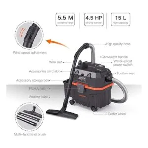 WECLEAN V7 Aspiradora comercial de 4 galones y 5.5 Peak_3