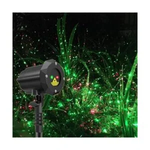 Poeland Luces de jardín con láser en movimiento luces de_2