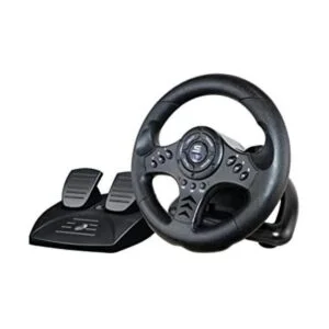 Superdrive SV450 racing steering wheel with Pedals and_1