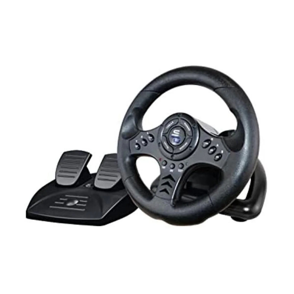 Superdrive SV450 racing steering wheel with Pedals and_1