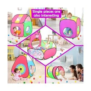 GeerWest Tienda de campaña de juego para niños con 1 bola_5