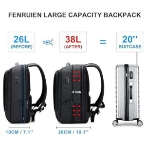 FENRUIEN Mochila de viaje de negocios para hombres_2