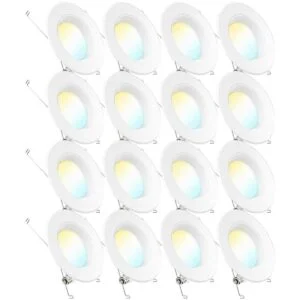Sunco Lighting Paquete de 16 luces LED de 56 pulgadas que_1