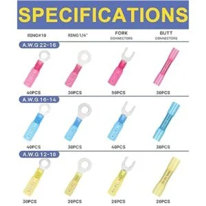 haisstronica Juego de 380 conectores de cable_2