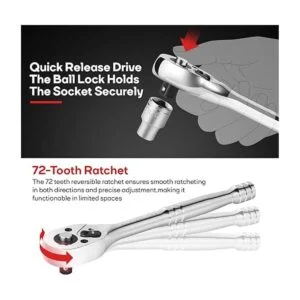 Eastvolt Juego de herramientas mecánicas de 248 piezas_3