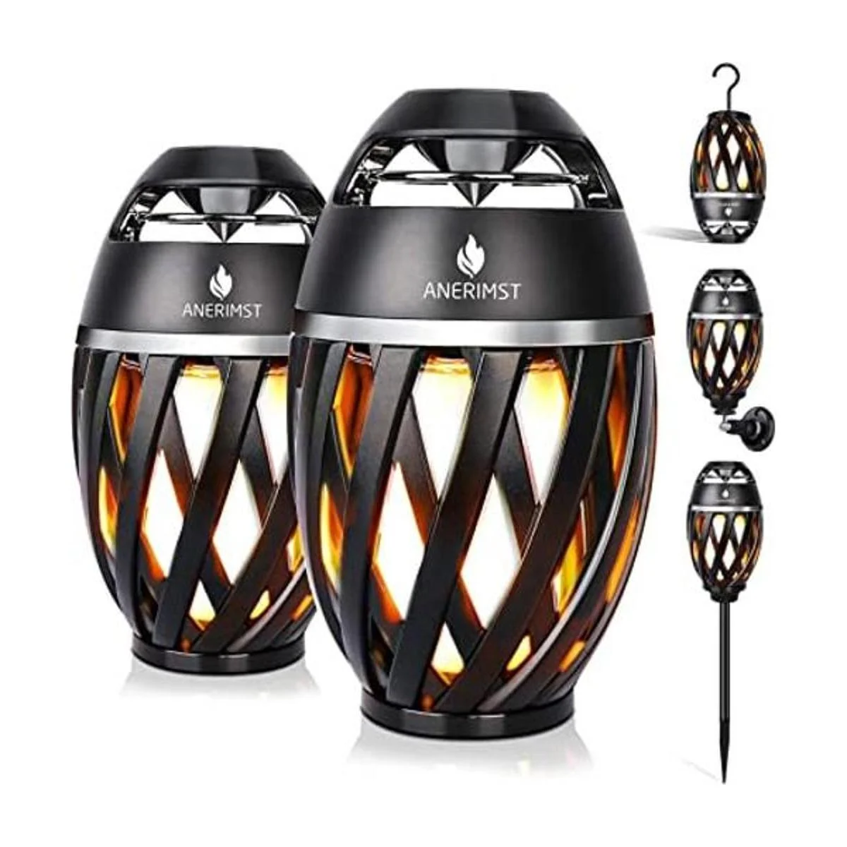 ANERIMST Altavoz Bluetooth para exteriores con luz de_1