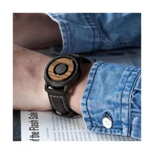 EUTOUR Relojes de madera para hombre relojes magnéticos_6