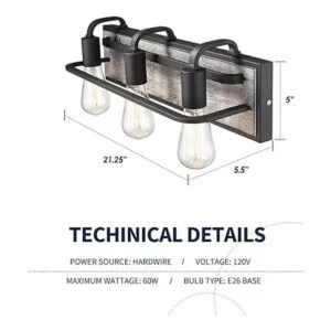 HANASS MBA1236YH Lámpara de baño de 21.25 pulgadas en_6
