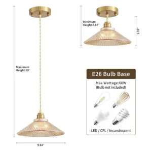 Glod Lámpara colgante para isla de cocina lámpara_4