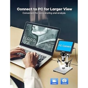Microscopio digital LCD de 7 pulgadas 1200X microscopio_3