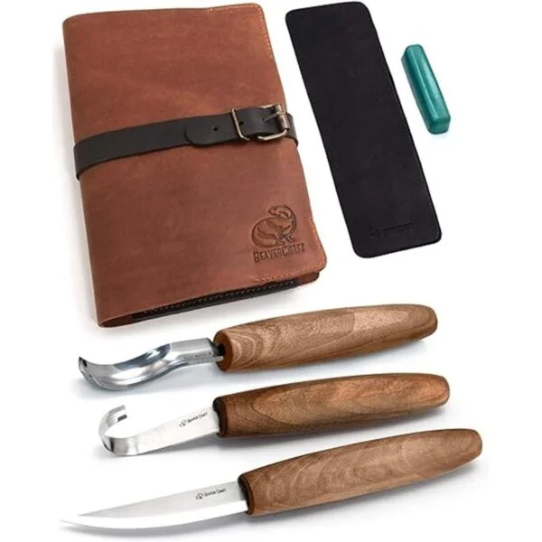 BeaverCraft Kit de herramientas de tallado de cuchara de_1