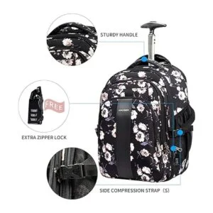 Mochila rodante para laptop de 17 pulgadas con ruedas de_5