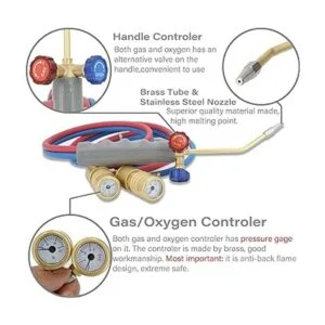 Antorcha de soldadura MAPPoxígeno de manómetros_3