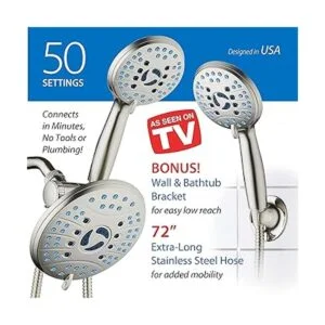 AquaCare ASSEENONTV de alta presión 50 modos de lluvia y_6