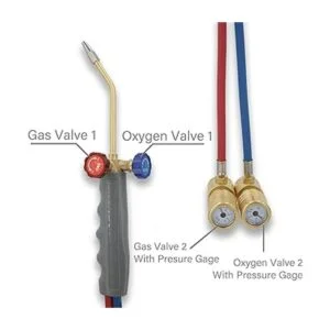 Antorcha de soldadura MAPPoxígeno de manómetros_4