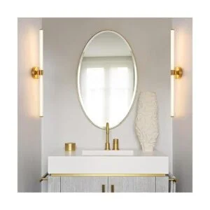 Gednbo Luces LED doradas para tocador de baño lámparas_6