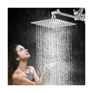 GPromise Combo de cabezal de ducha cuadrado doble de_3