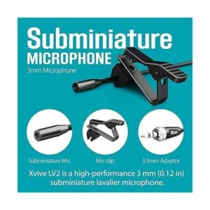 Xvive LV2 Micrófono portátil de grado profesional para_2