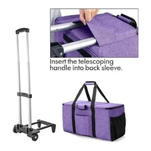 Luxja Bolsa rodante compatible con Cricut Maker Explore_3