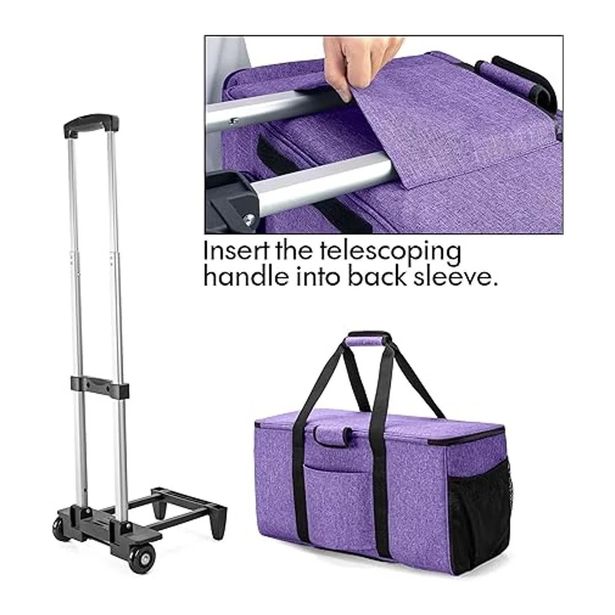 Luxja Bolsa rodante compatible con Cricut Maker Explore_3