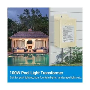 DEWENWILS Transformador de luz de piscina de 100 W 120 V_2