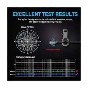 Xvive LV2 Micrófono portátil de grado profesional para_3
