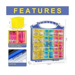 haisstronica Kit de 620 conectores de extremo de alambre_3