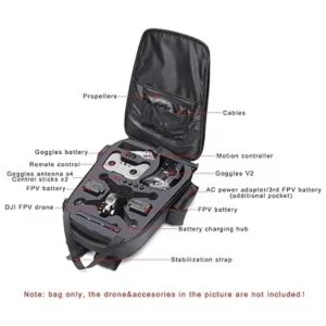 MAXPAND DJI FPV Mochila rígida impermeable y a prueba de_4