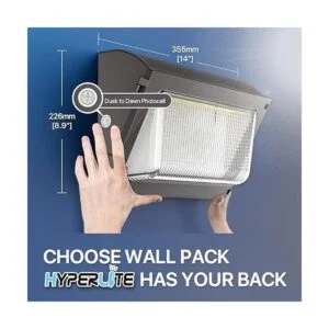 HYPERLITE Paquete de luz LED de pared de 120 W con_2