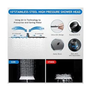 Cabezal de ducha combinado cabezal de ducha de lluvia de_4