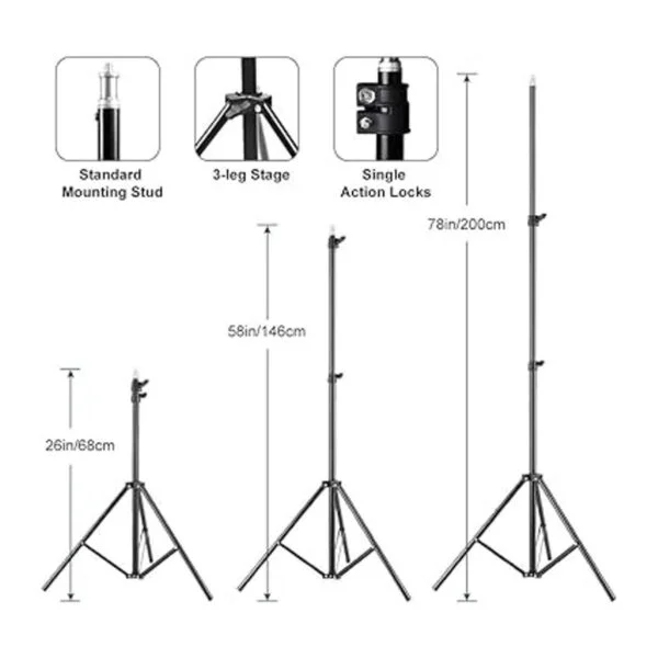 MOUNTDOG Kit de iluminación Softbox 2 x 19.7 x 27.5_5