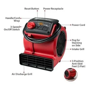 Vacmaster Red Edition AM201 1101 550 CFM Secadora_2