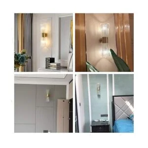 EFINEHOME Lámpara de pared moderna de mediados de siglo_6