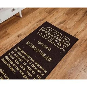 Star Wars Alfombra de área impresa del regreso de los_5
