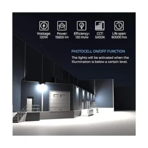 HYPERLITE Paquete de luz LED de pared de 120 W con_7