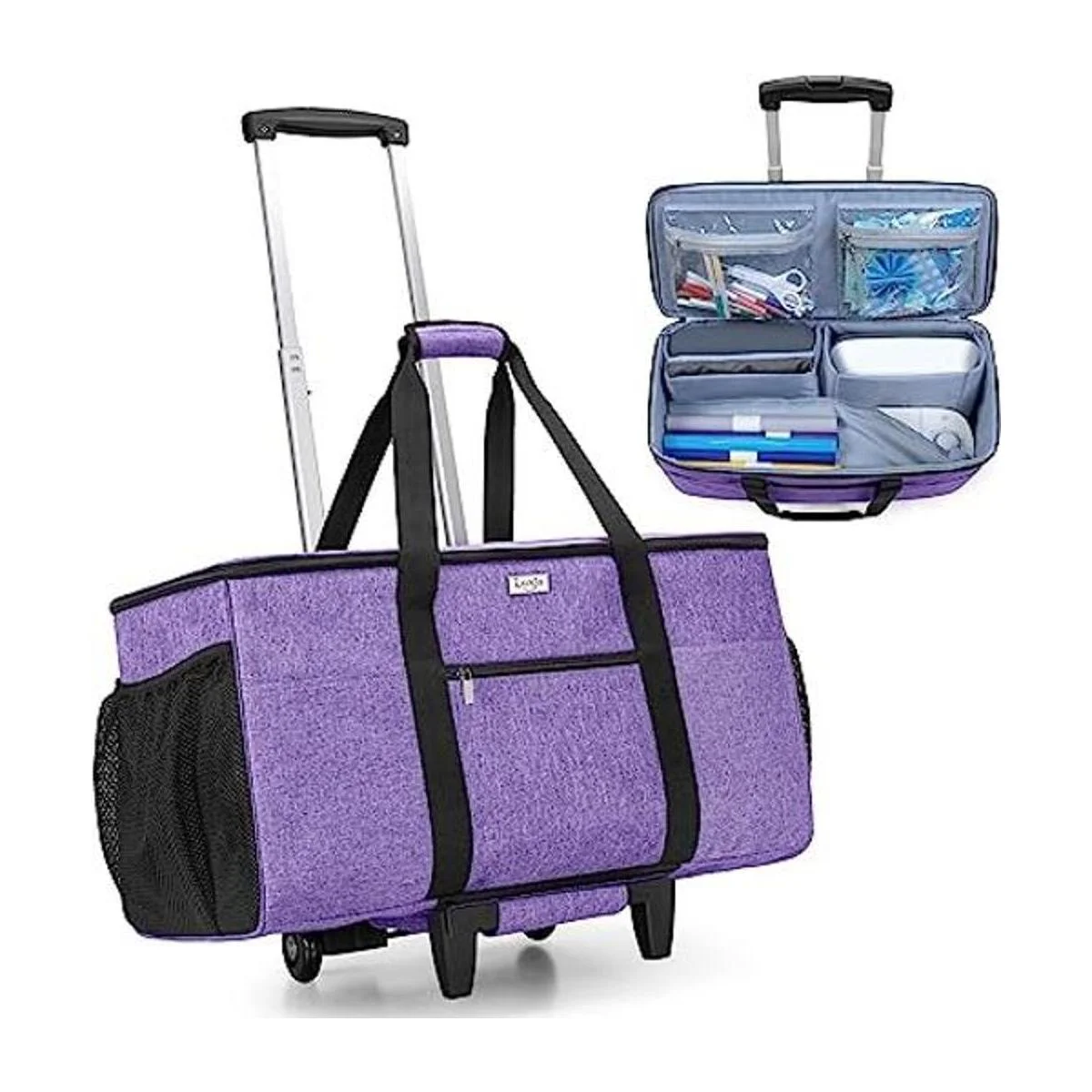 Luxja Bolsa rodante compatible con Cricut Maker Explore_1