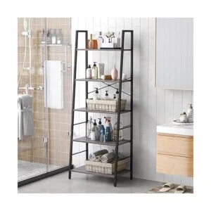 Yusong Estante de escalera estantería industrial de 5_2