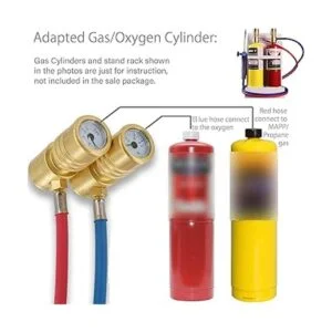 Antorcha de soldadura MAPPoxígeno de manómetros_2