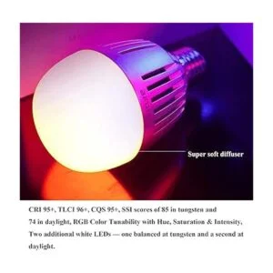 Aputure Accent B7C Bombillas LED inteligentes de 7 W_5