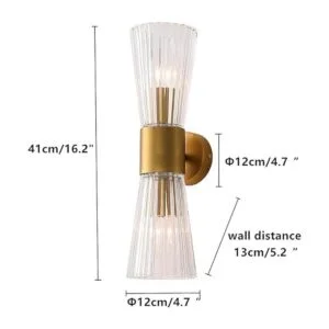 EFINEHOME Lámpara de pared moderna de mediados de siglo_2