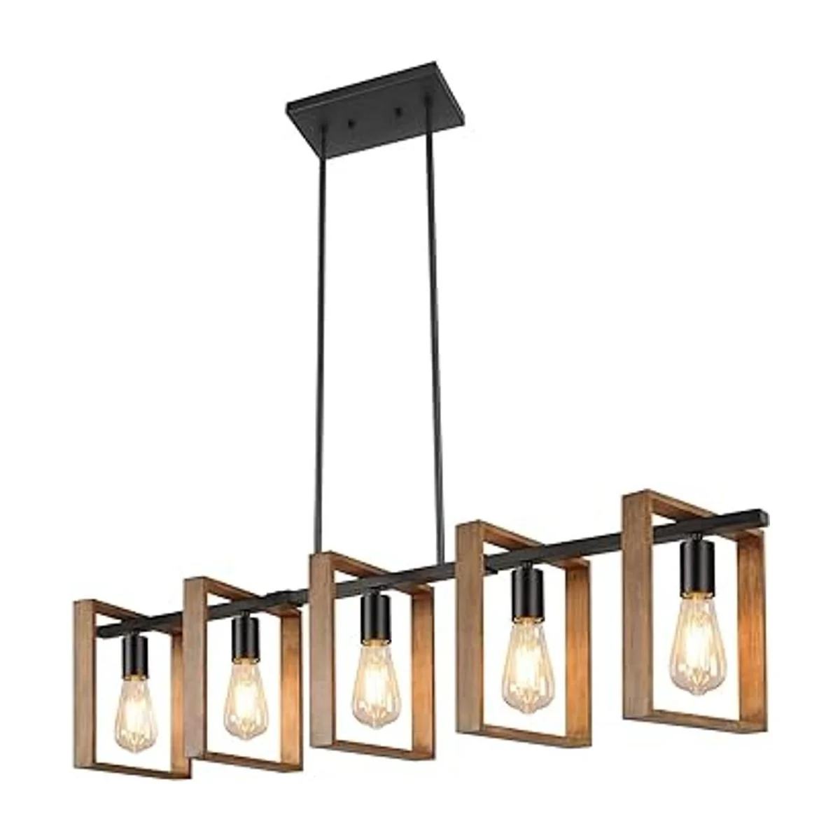 Iluminación de isla de cocina de 53 pulgadas 5 luces_2