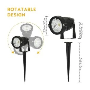 ACHENGE Focos LED de paisaje que cambian de color bajo_2