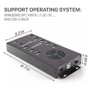 Hub USB 2.0 de diseño premium protección multiseguridad_2